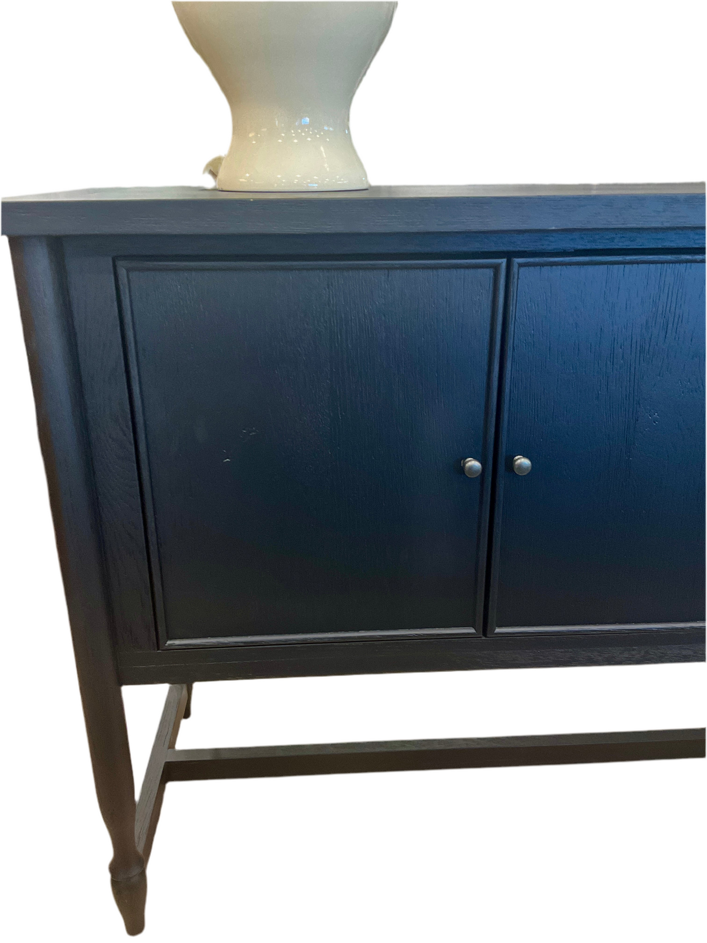 Contemporary Black Oak Sideboard