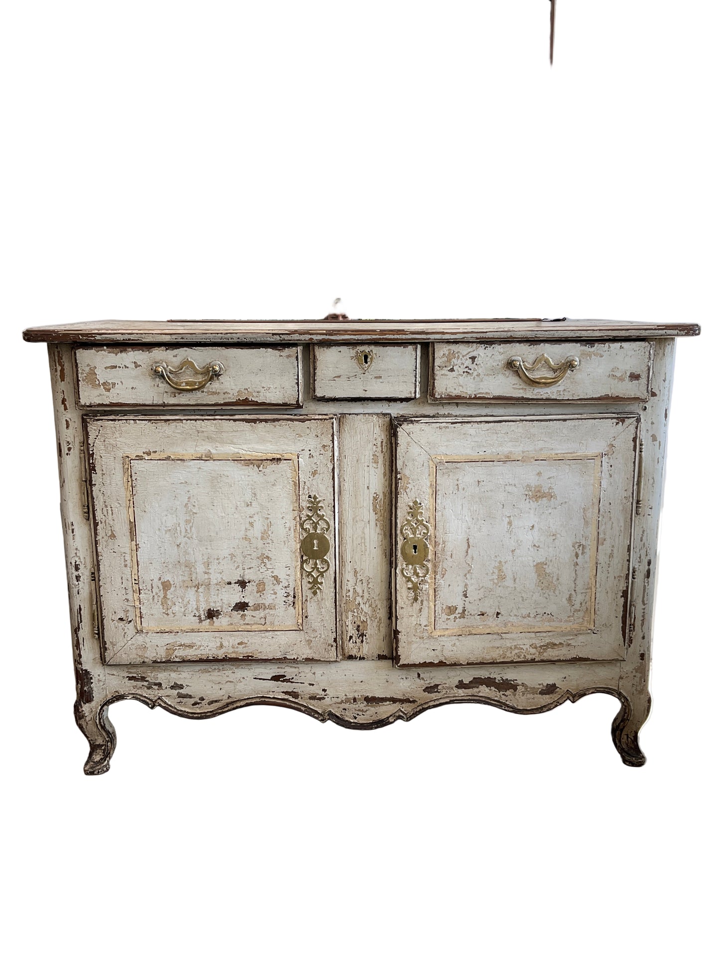 Early French Fruitwood Sideboard