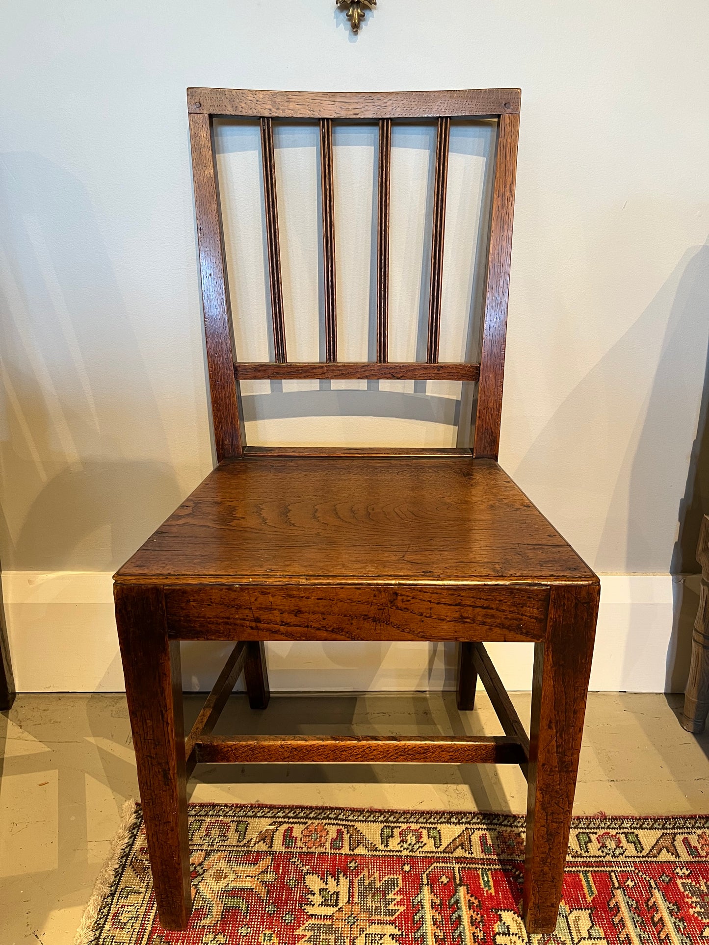 Set of 4 x Oak Georgian Chairs