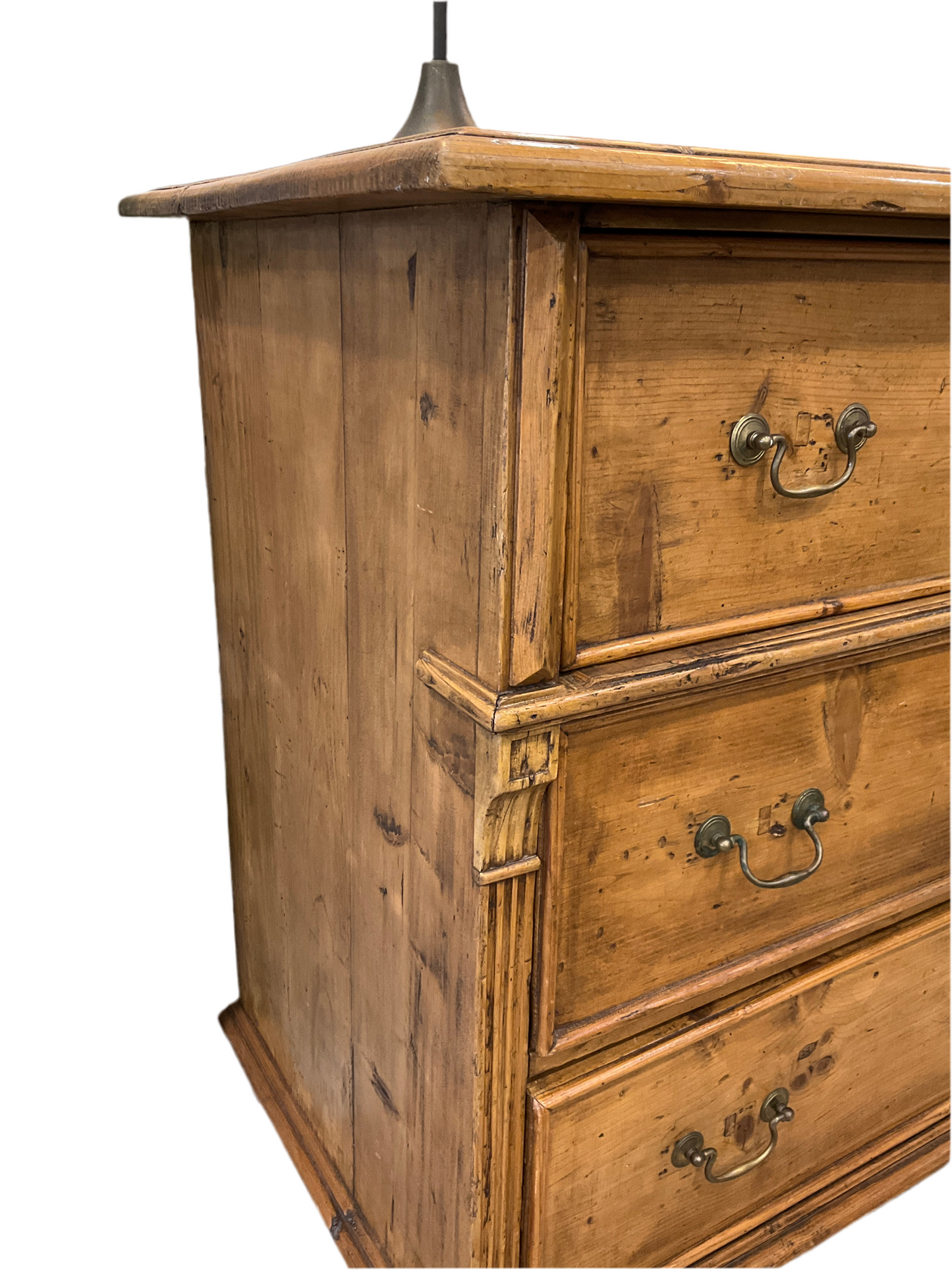 Antique French Farmhouse Larch Chest Drawers