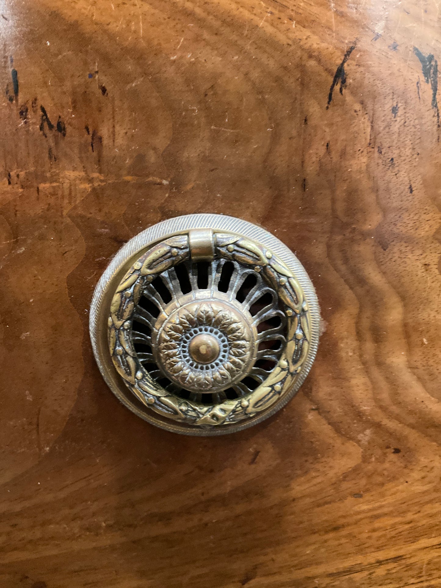 Georgian flame mahogany 2 short and two long chest of drawers