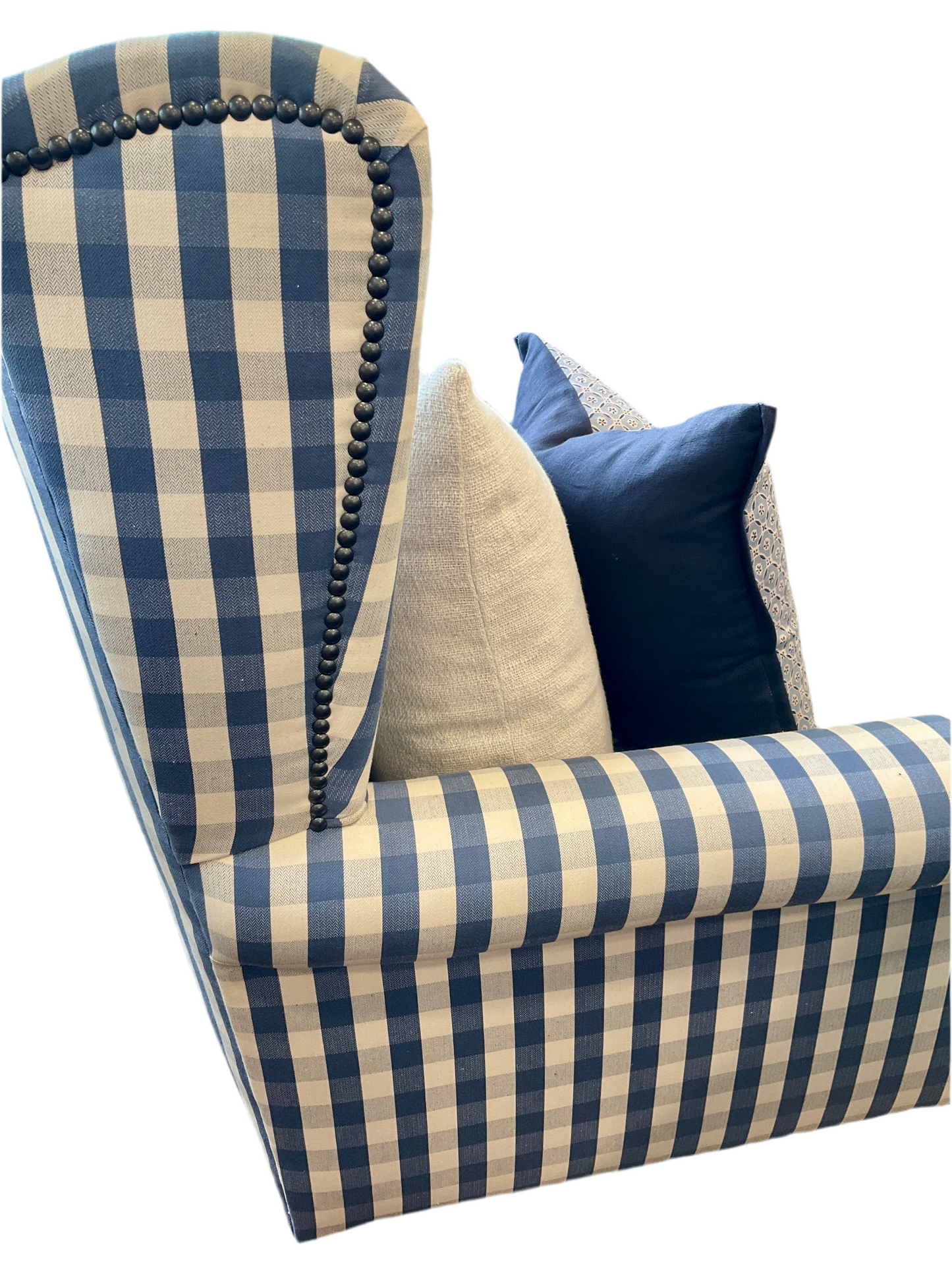 Recovered Victorian Wing Chair