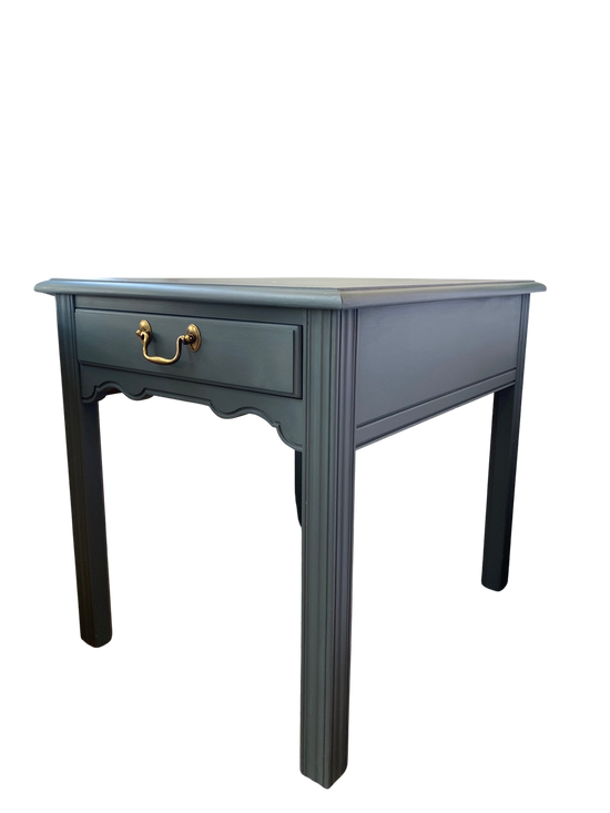 Navy Side Table