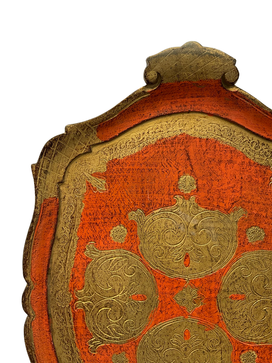 Tangerine & Gold Florentine Tray Kit & Caboodle NZ