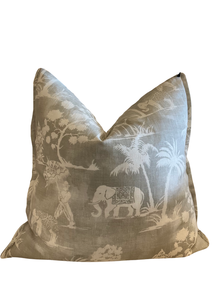 Taupe Indian Elephant Cushion Kit & Caboodle NZ