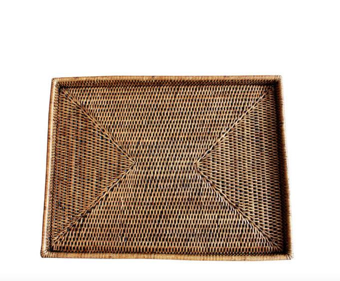 Rectangle Rattan Tray Kit & Caboodle NZ