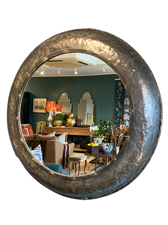 Iron Torlouse Round Mirror