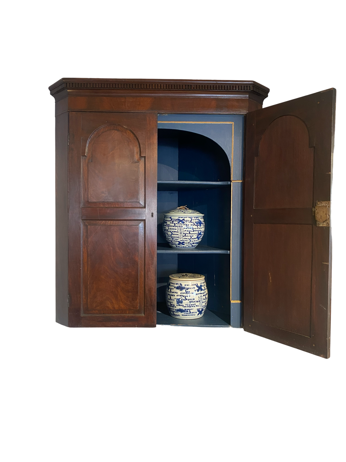 Georgian Antique Corner Cabinet