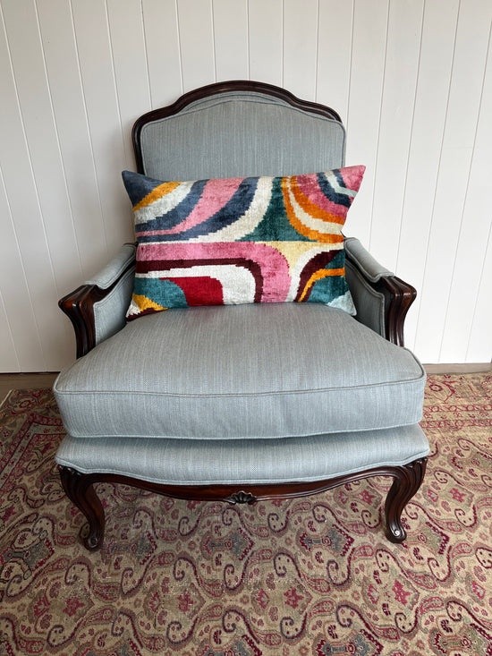 Mod Rainbow Geo Cushion