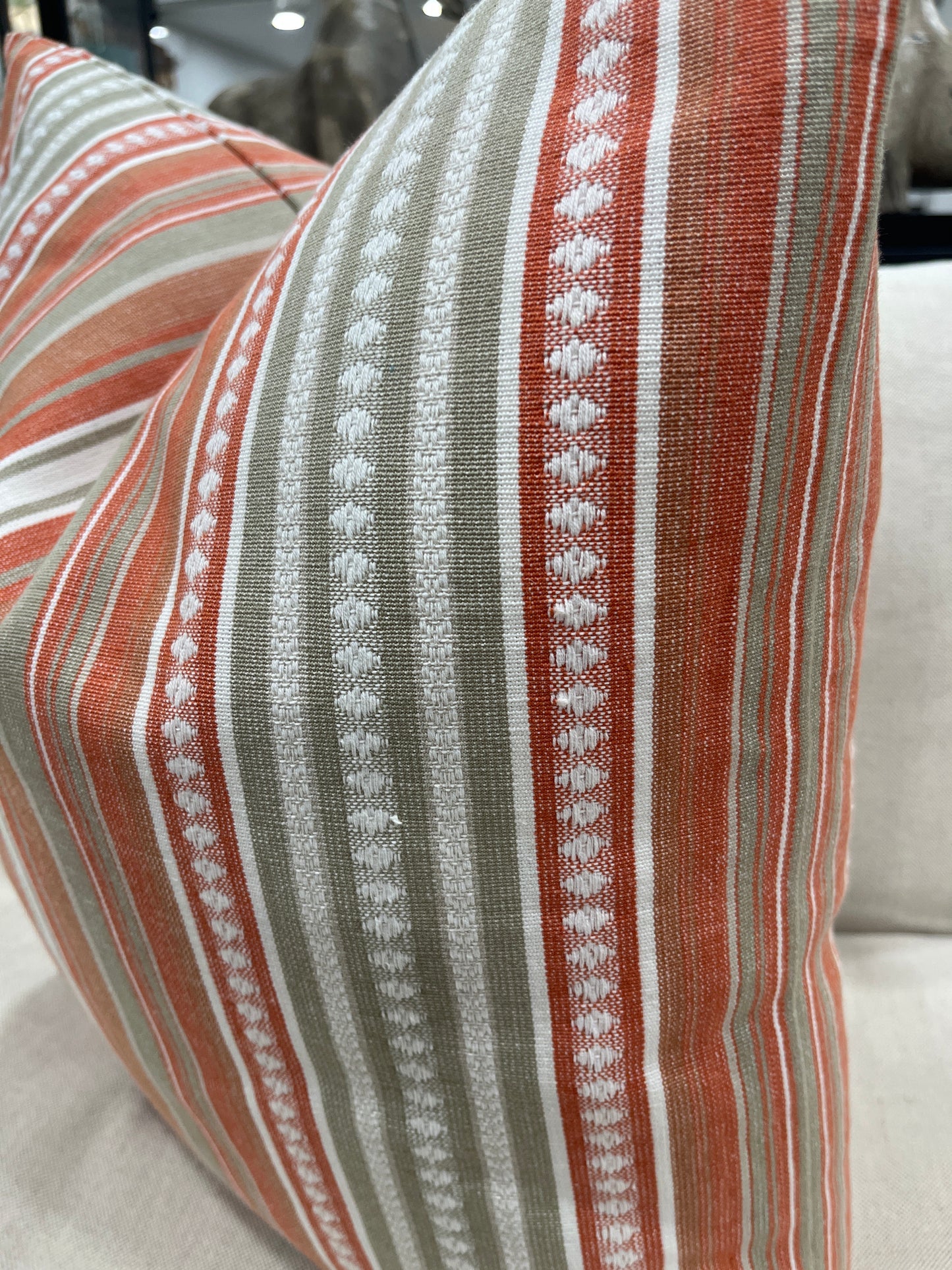 Jane Churchill Seville Stripe Cushion