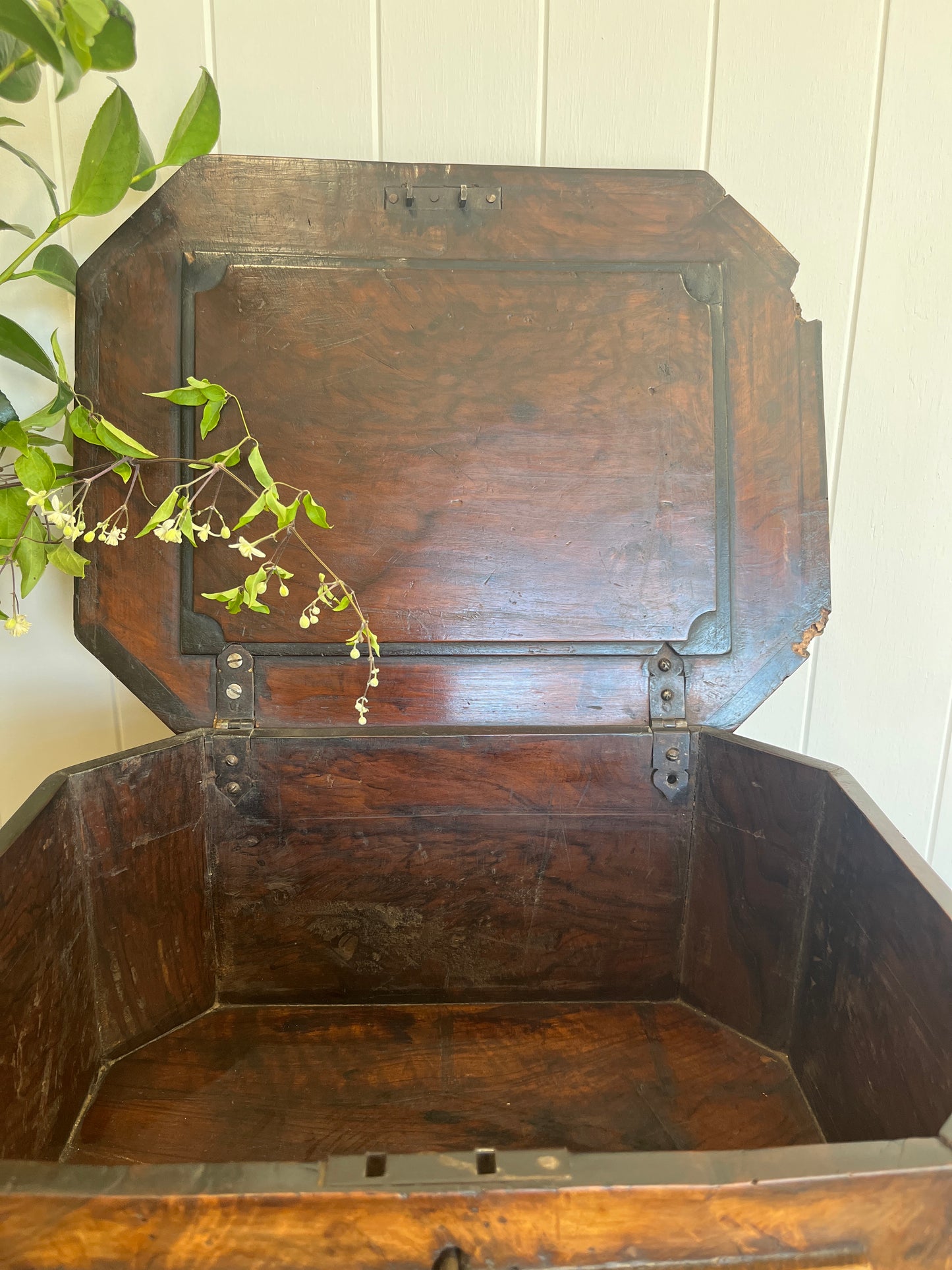 Antique Florentine Deed Box