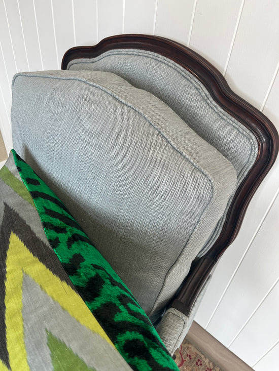 Tiger Stripe & Flamestitch Reversible Cushion