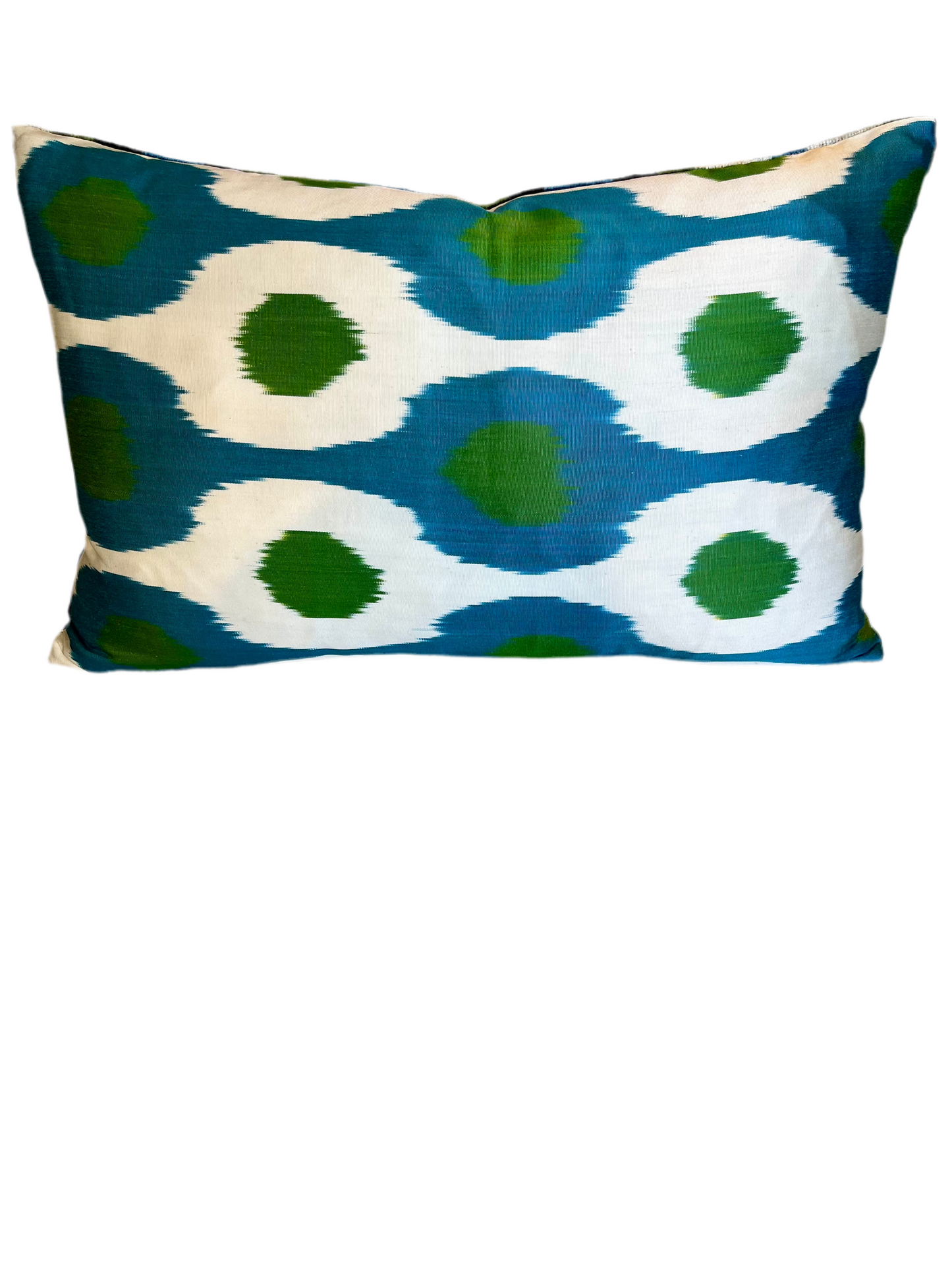 Silk Velvet Ikat Cushion