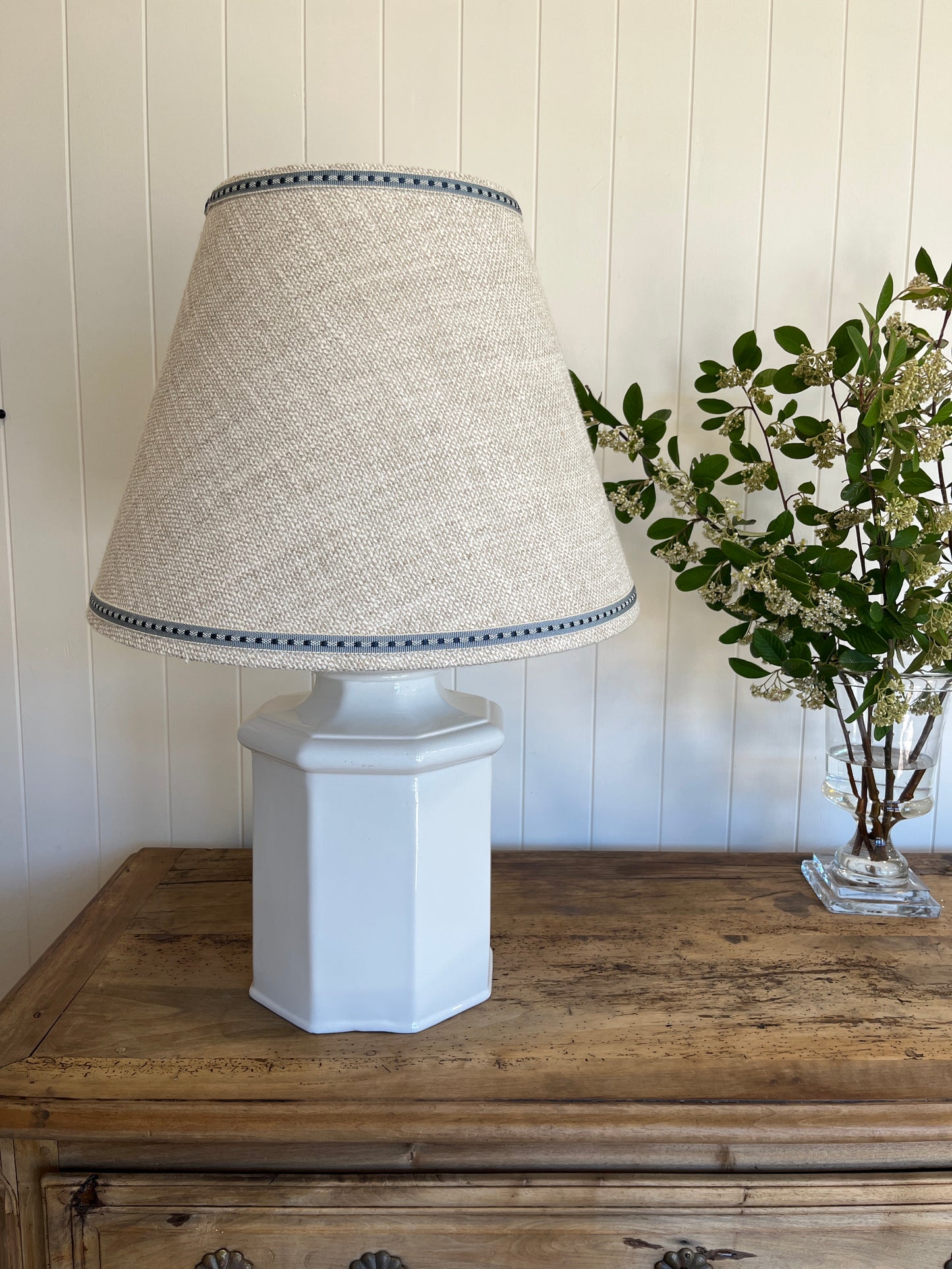 Ceramic Octagonal Lamp Base