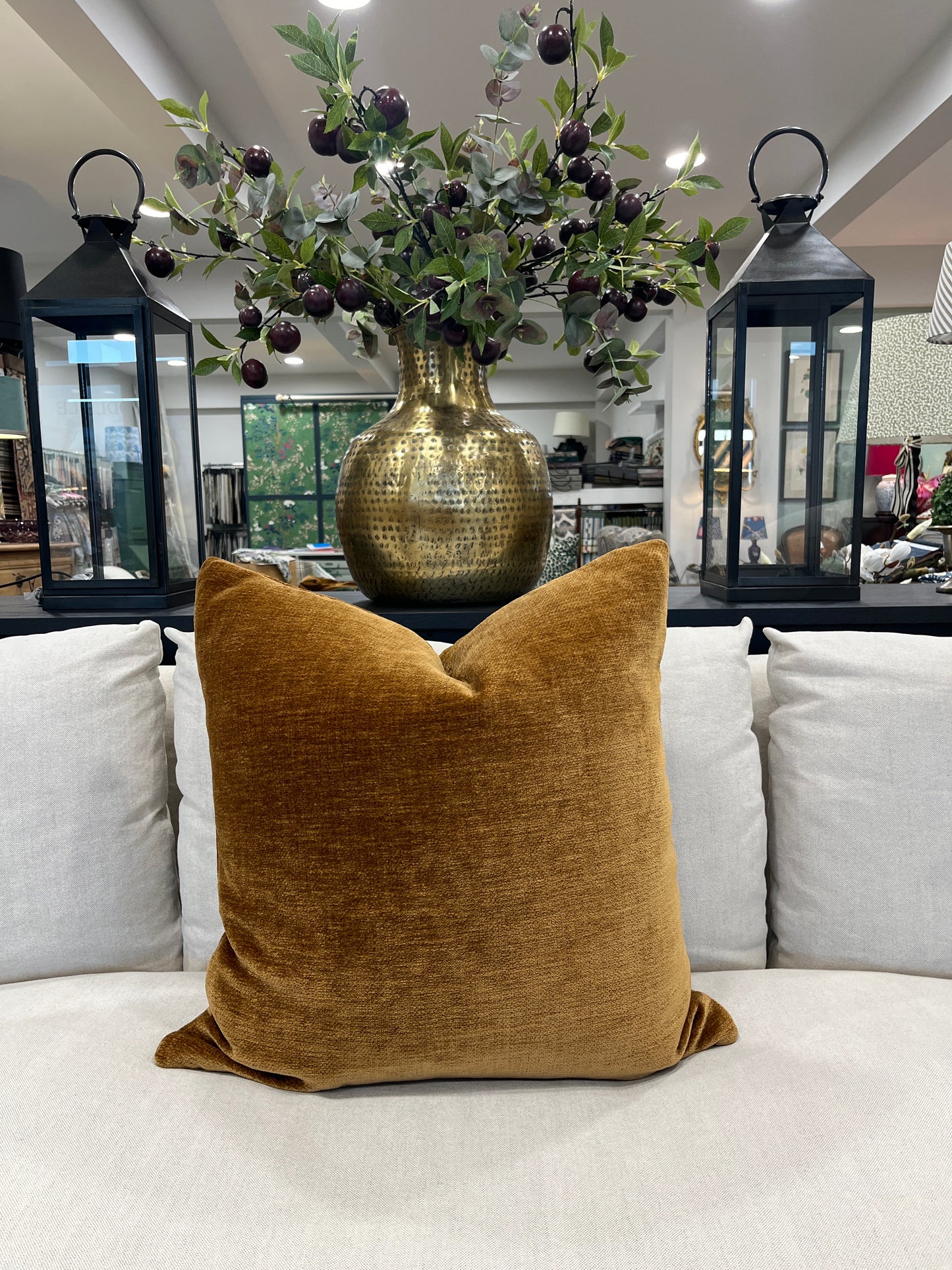Gold Velvet Cushion
