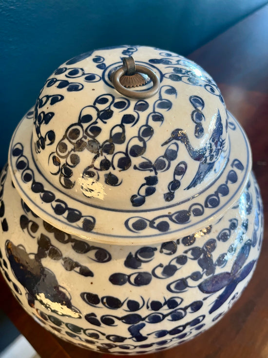 Blue & White Ginger Jar