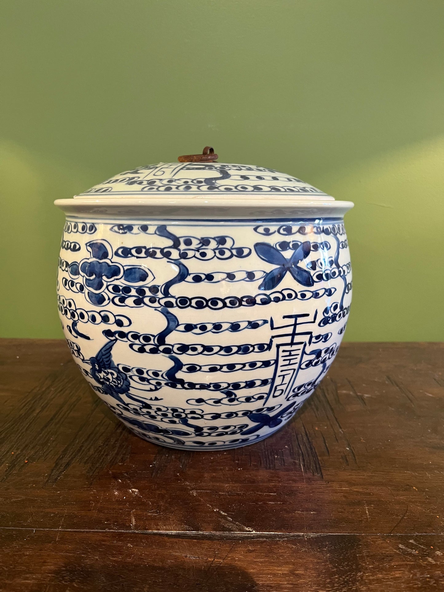 Blue & White Pot