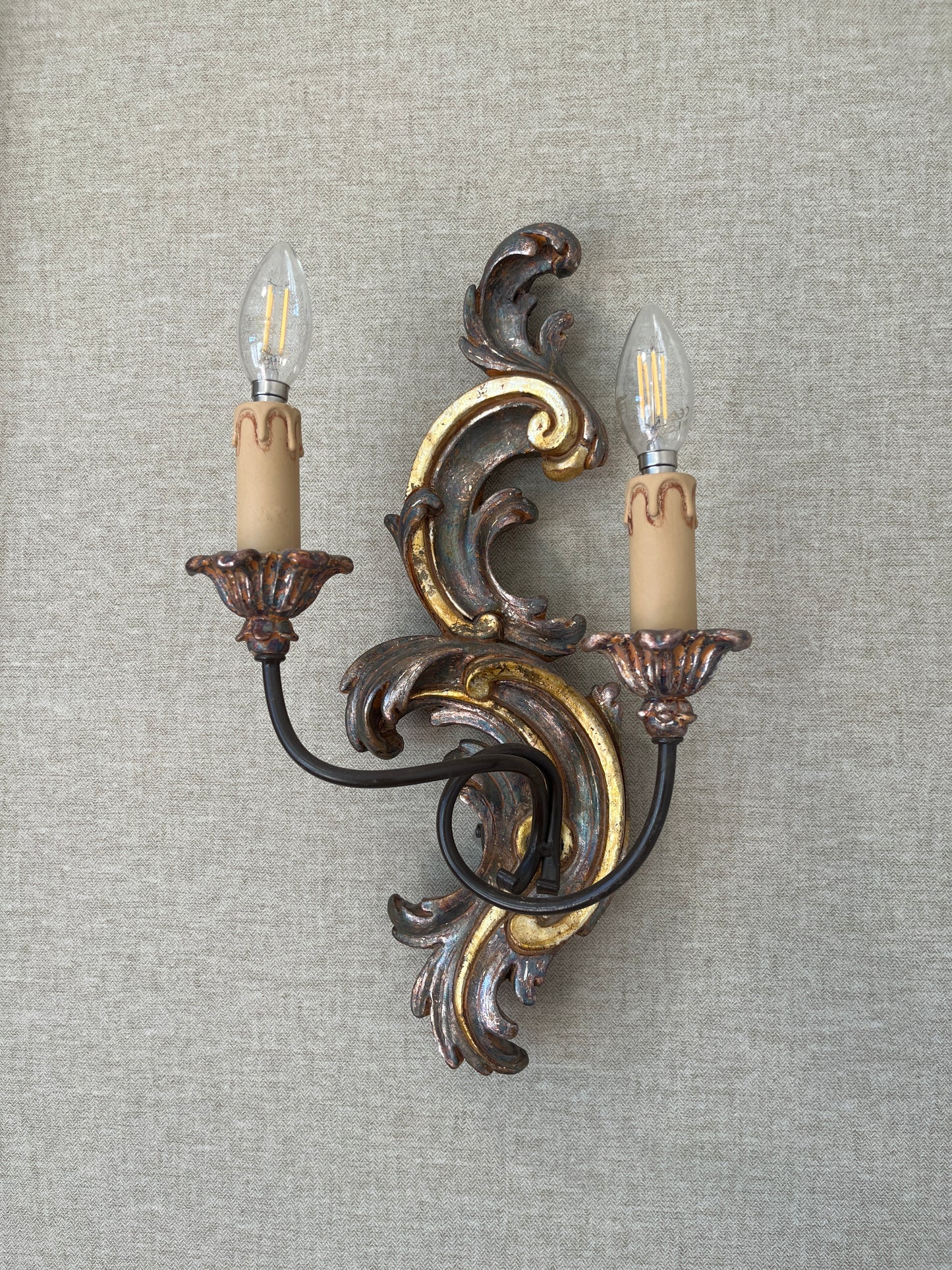 Pair of Gilt Sconces