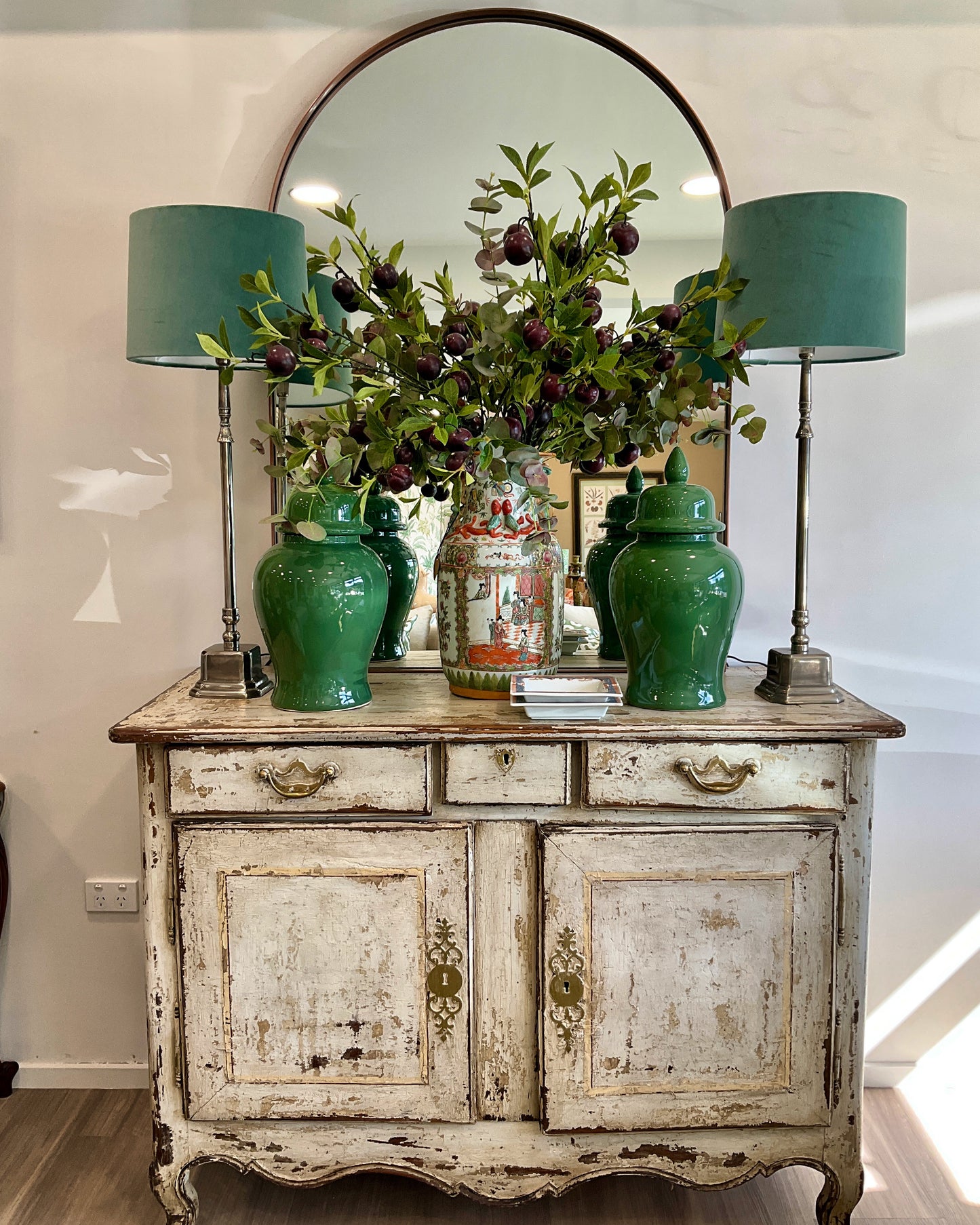 Early French Fruitwood Sideboard