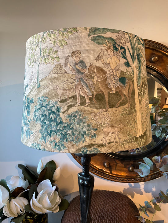 GP & J Baker Mongolian horseman Lampshade