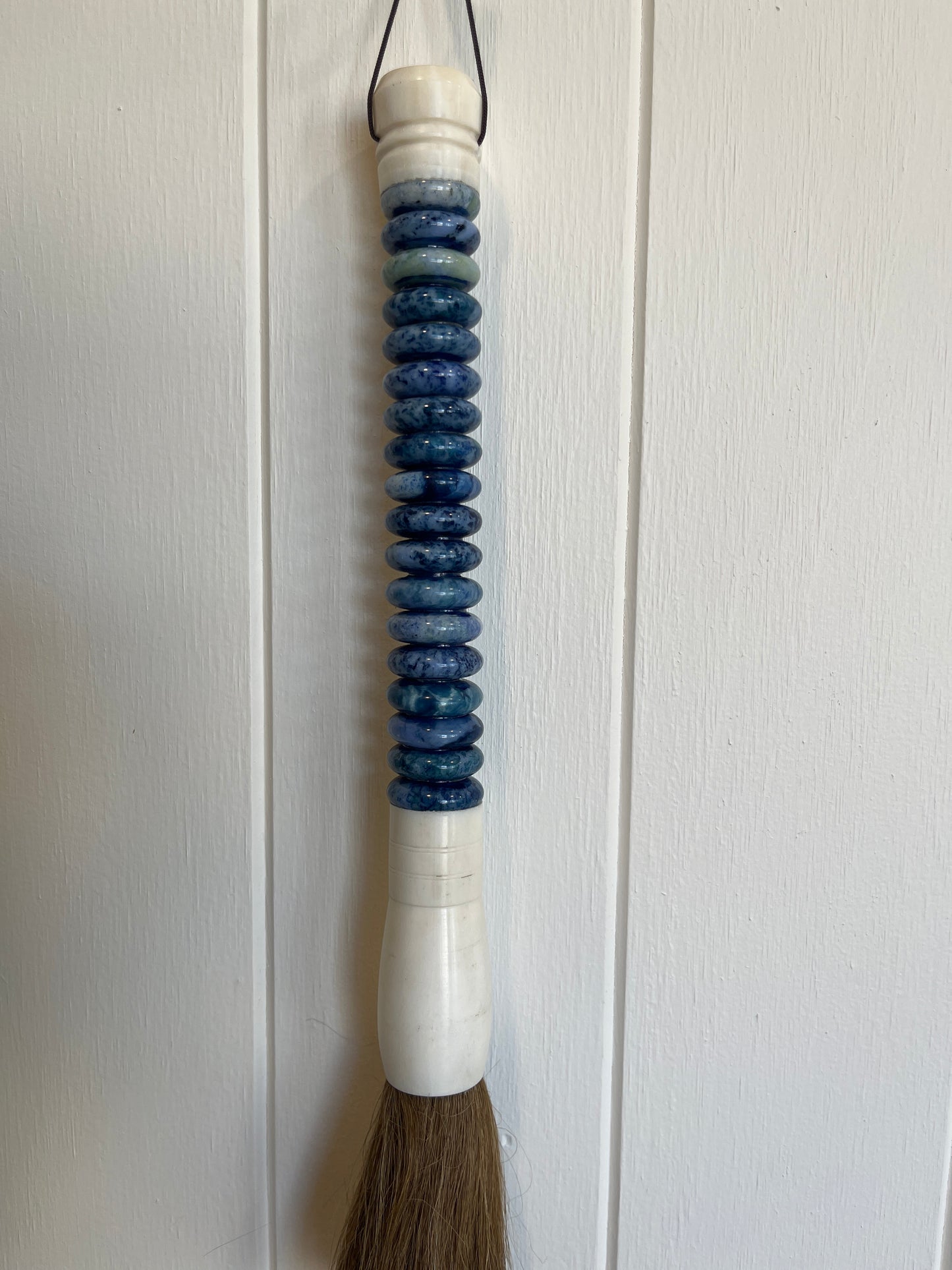 Blue Spot Jasper Calligraphy Brush