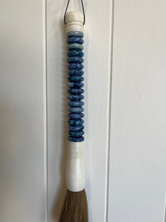 Blue Spot Jasper Calligraphy Brush