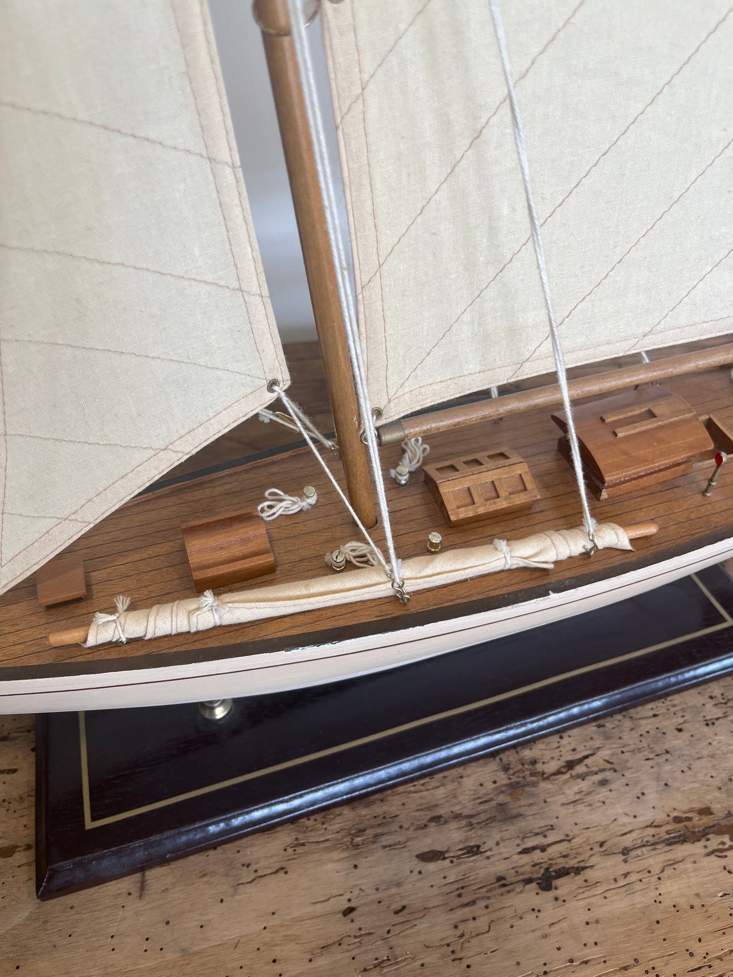 Vintage Model Yacht