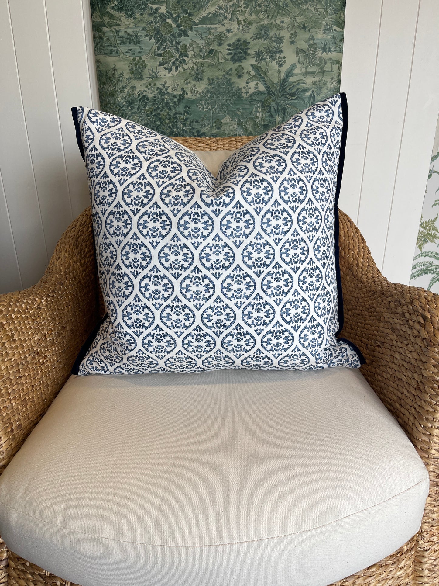 Blue Fields Cushion