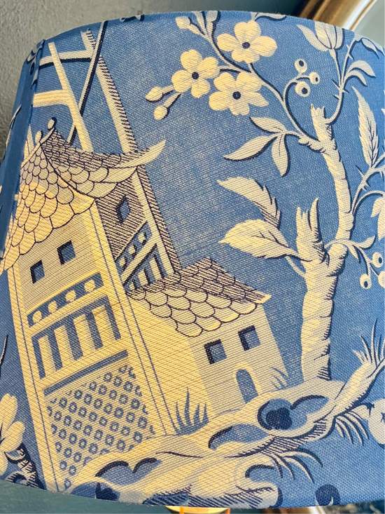 Chinoiserie toile Lampshade