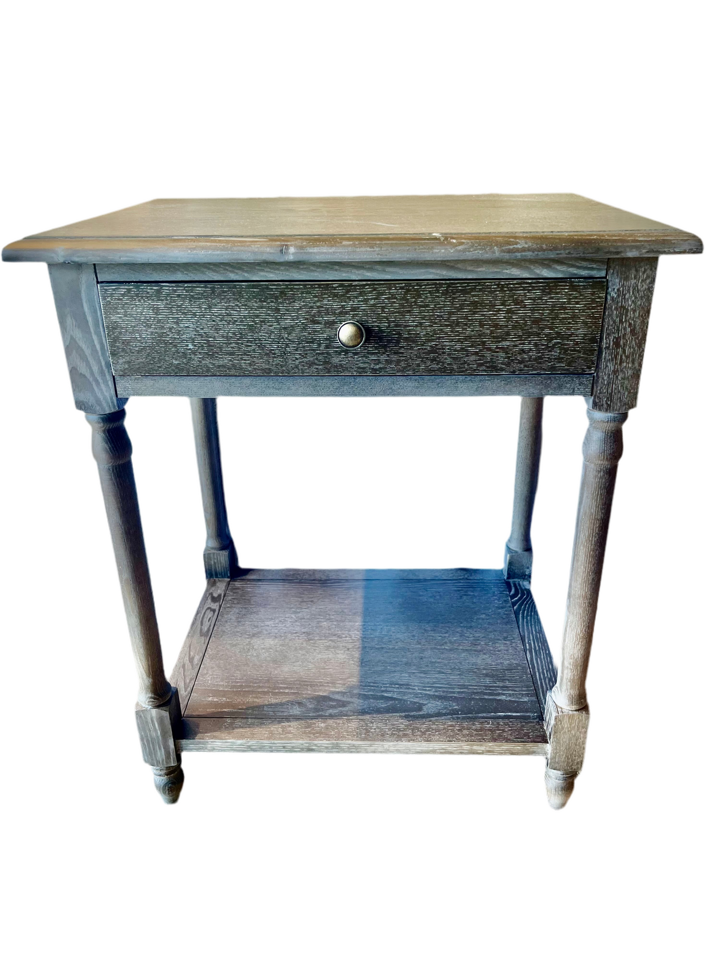 Smoked Oak Bedside Table
