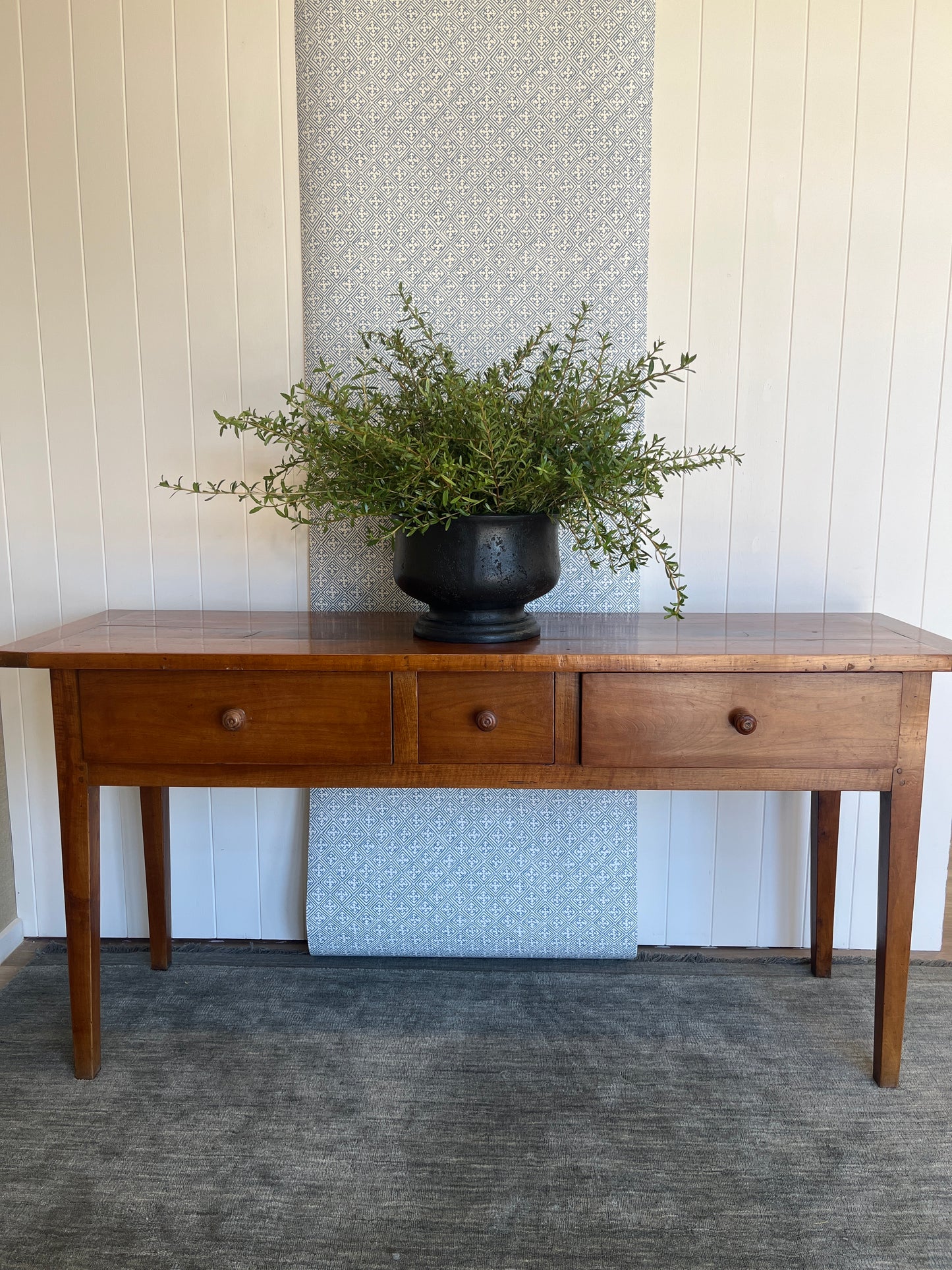 French Cherrywood Console/Sideboard