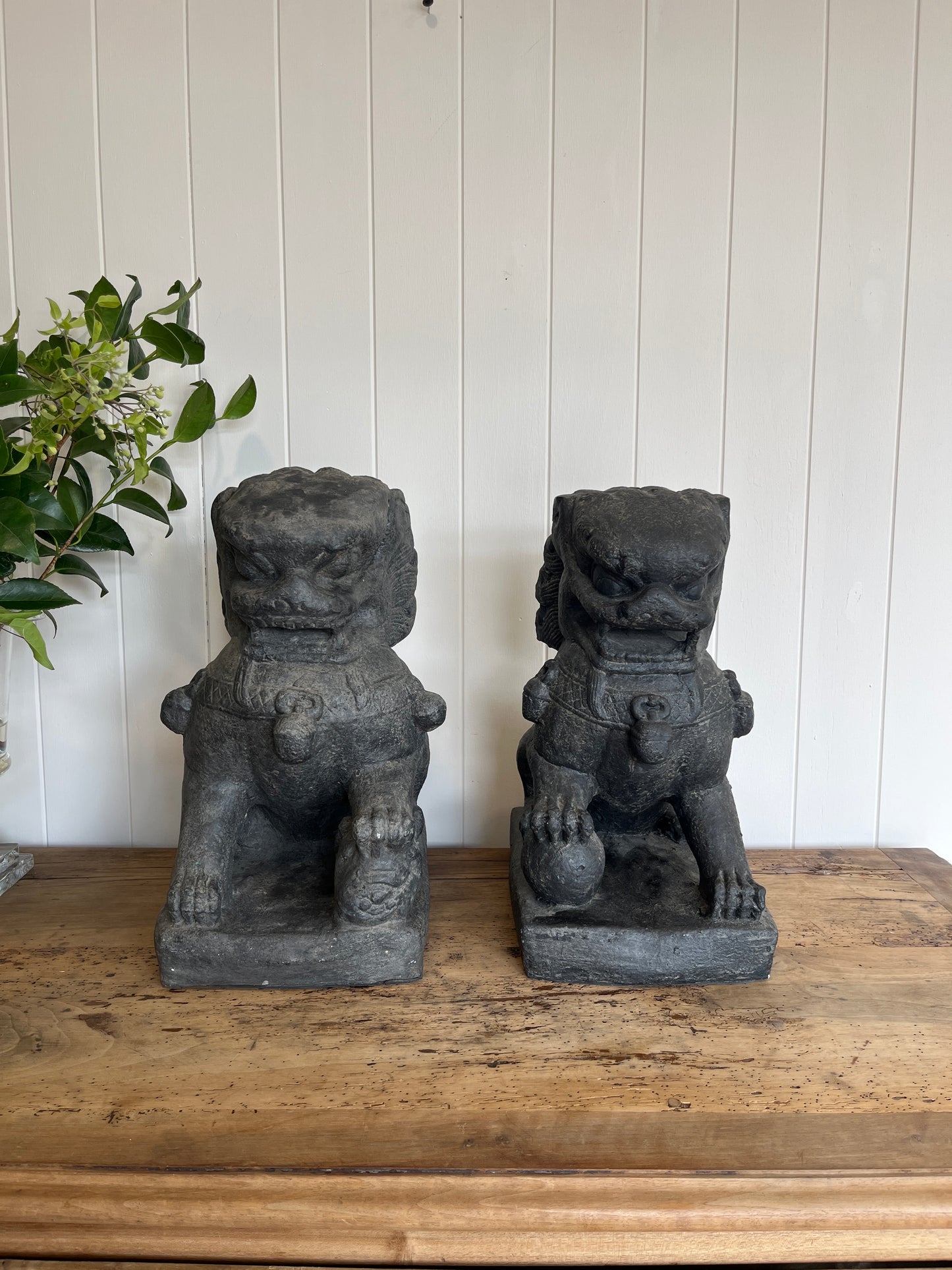 Pair Of Decorative Fu Dogs