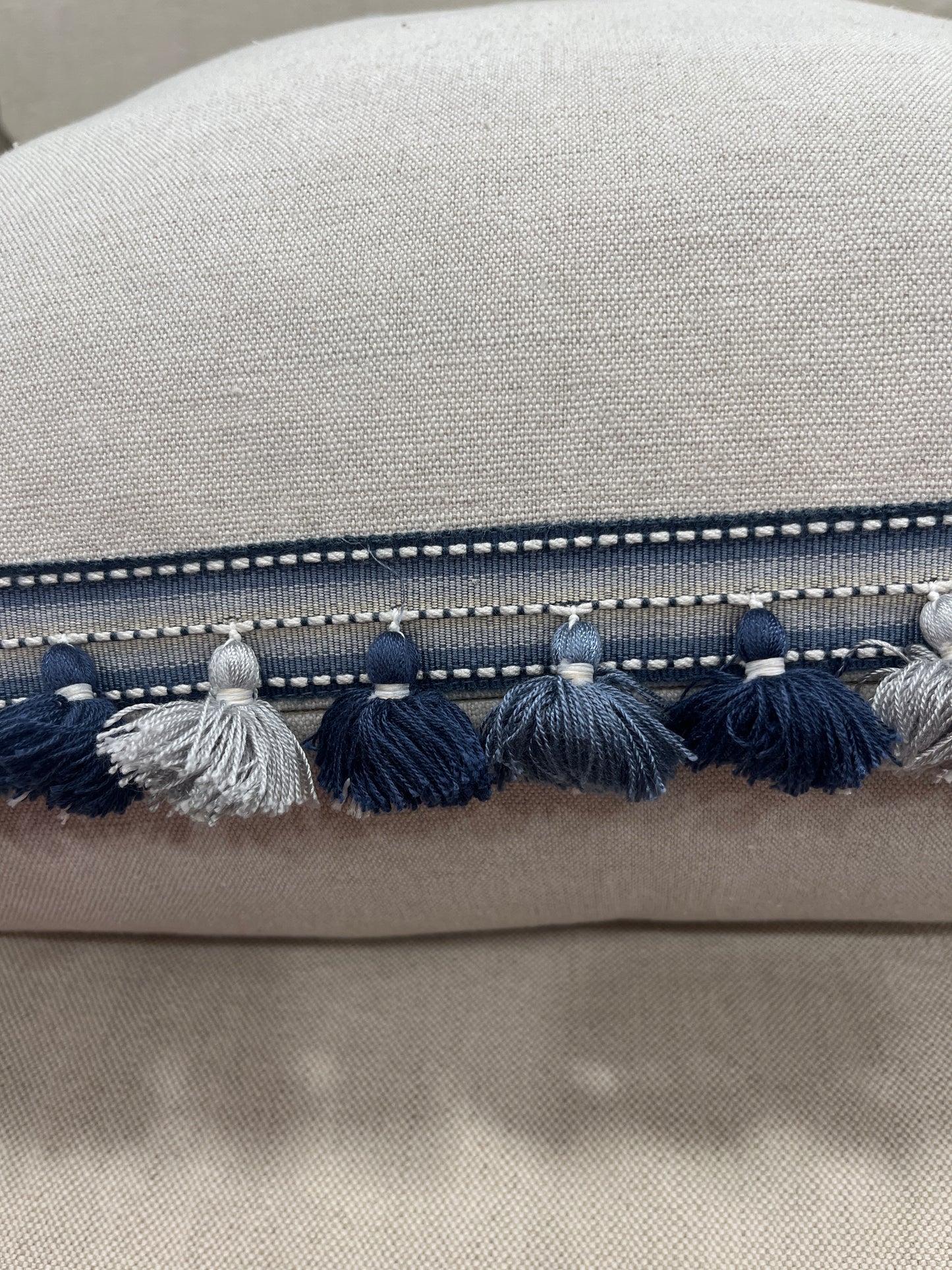 Colefax & Fowler Fan Pom Pom Cushion