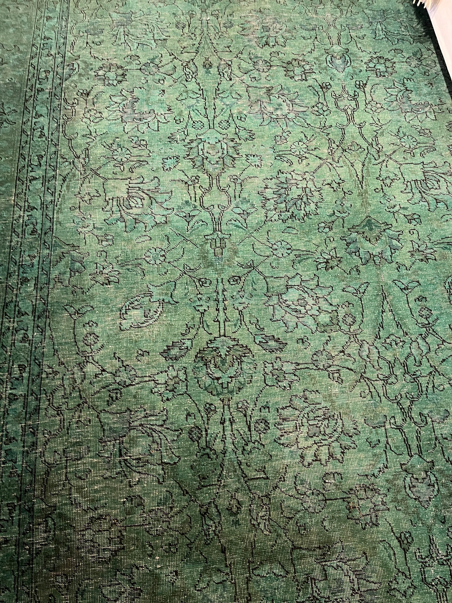 Overdyed Persian Rug