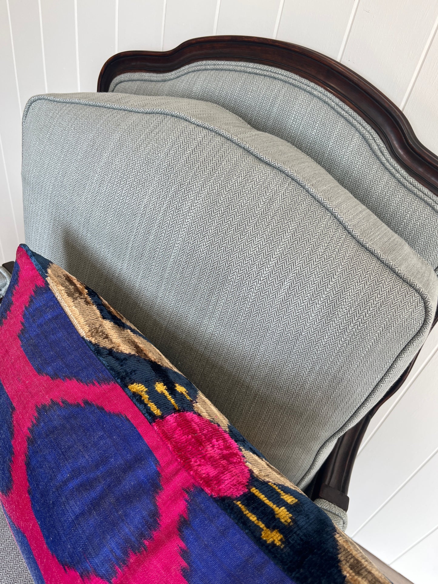 Mod Geo Pink & Blue Cushion