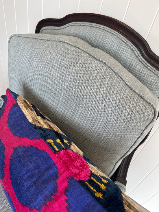 Mod Geo Pink & Blue Cushion