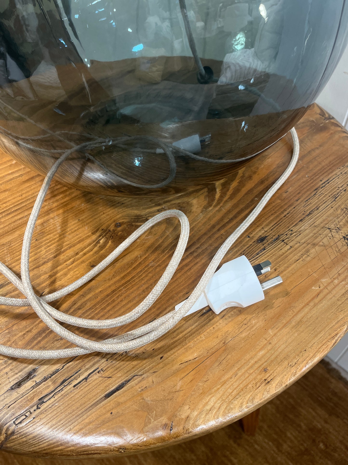 Sapphire Demijohn Lamp Base