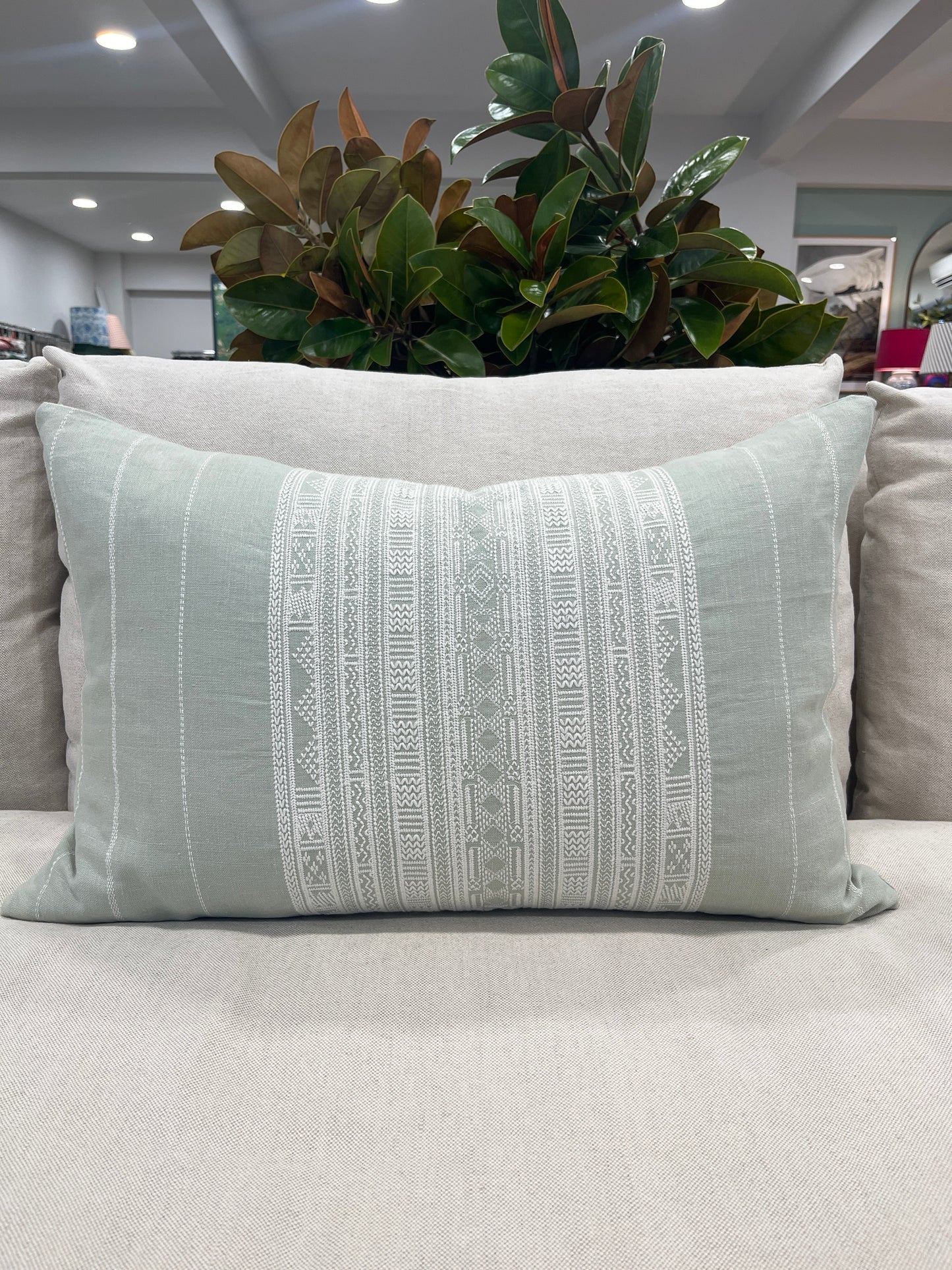 Manuel Canovas Embroidered Cushion