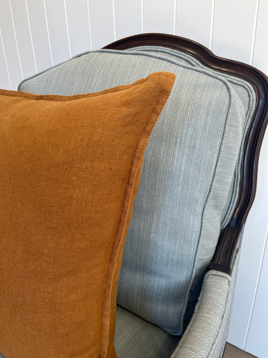Como Tobacco Linen Cushion