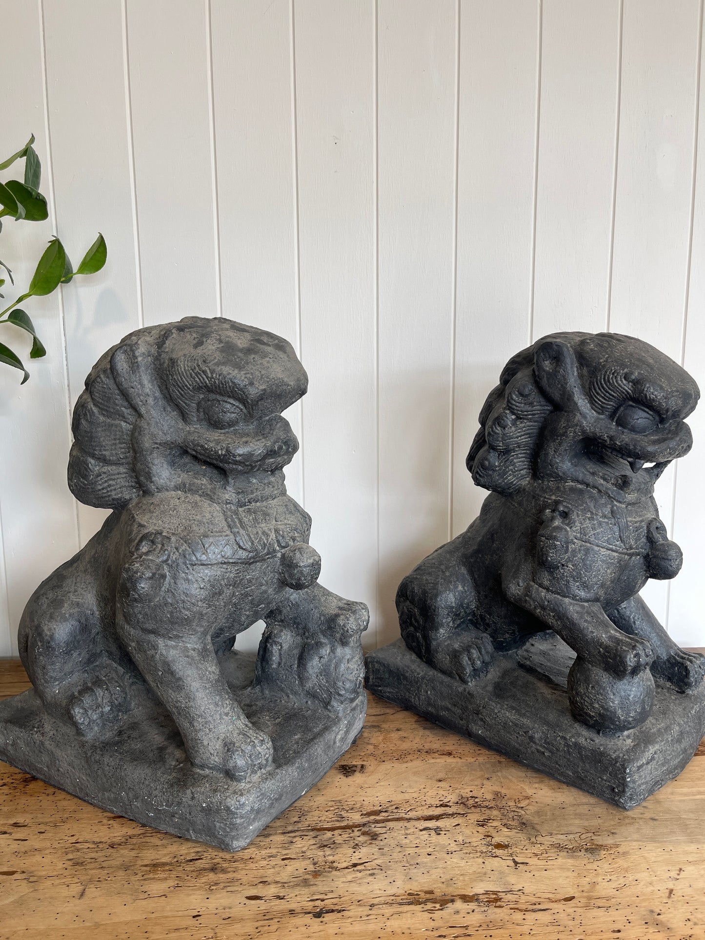 Pair Of Decorative Fu Dogs