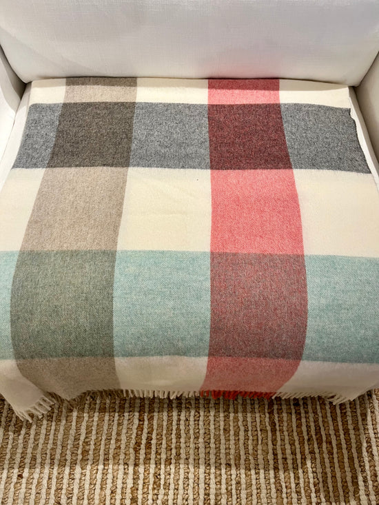 Checkboard Merino Throw
