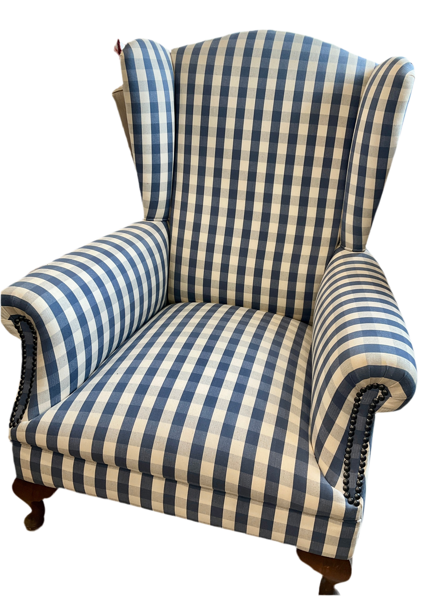Recovered Victorian Wing Chair