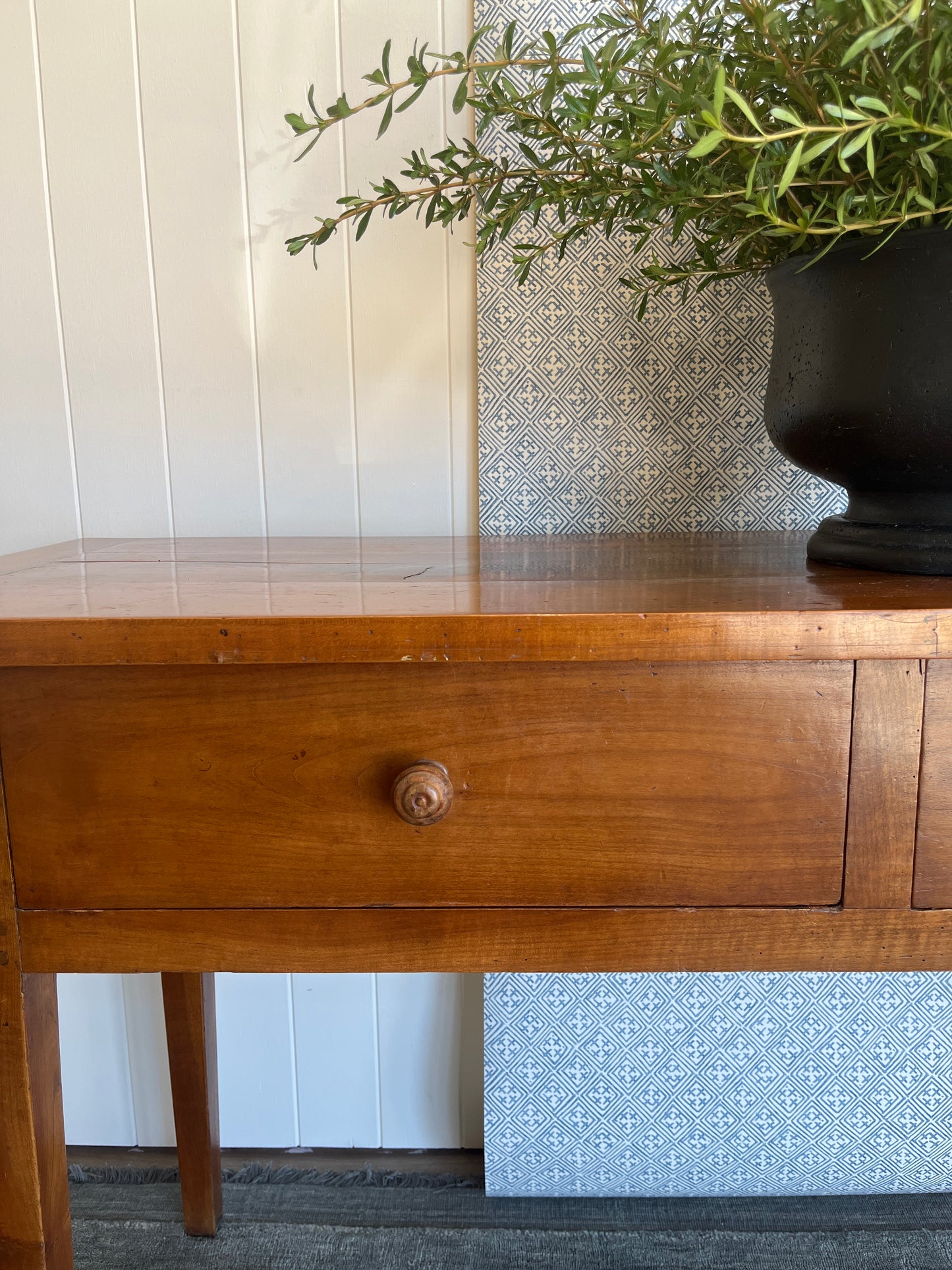 French Cherrywood Console/Sideboard