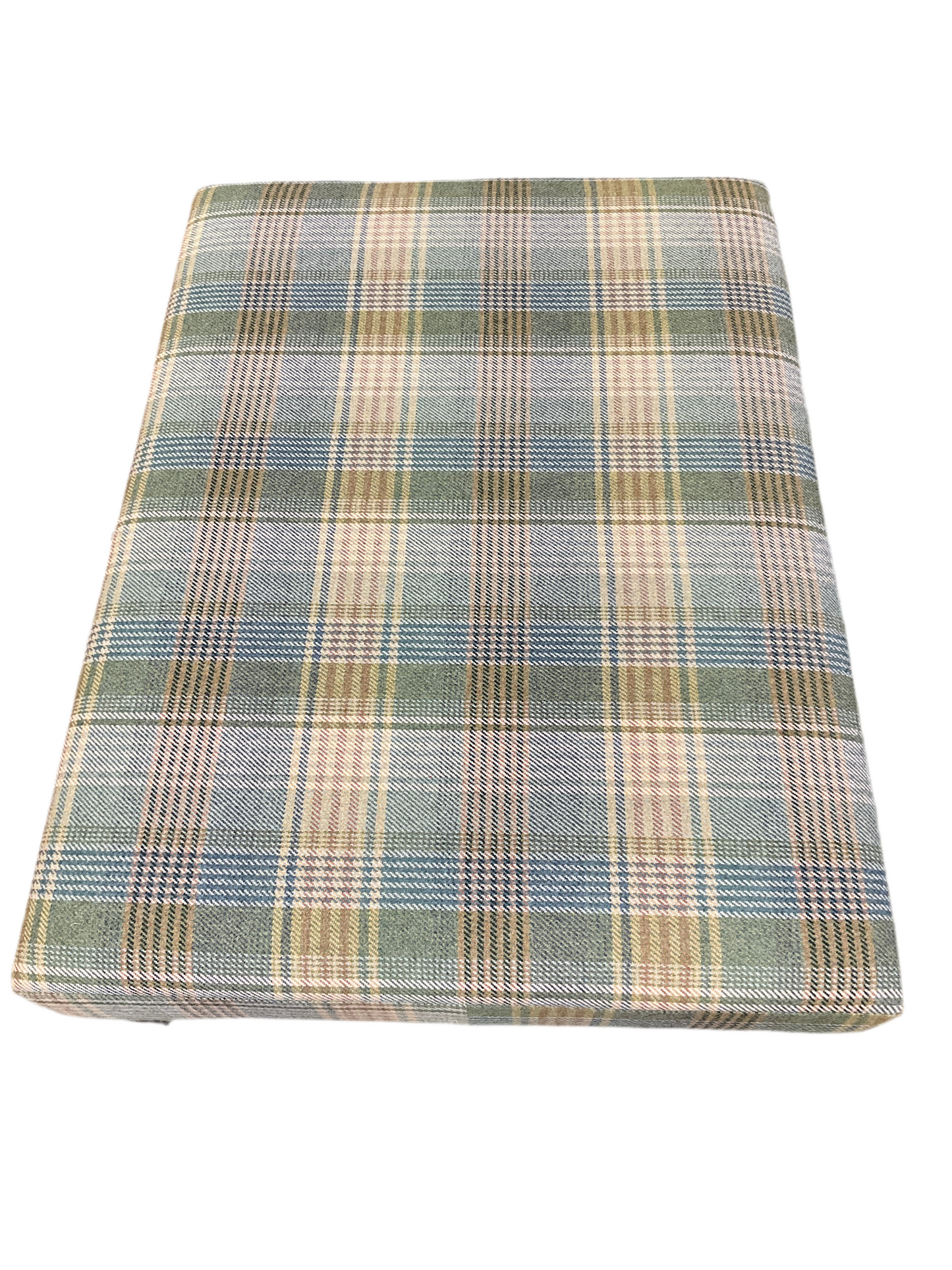 Mulberry Wool Tartan Ottoman