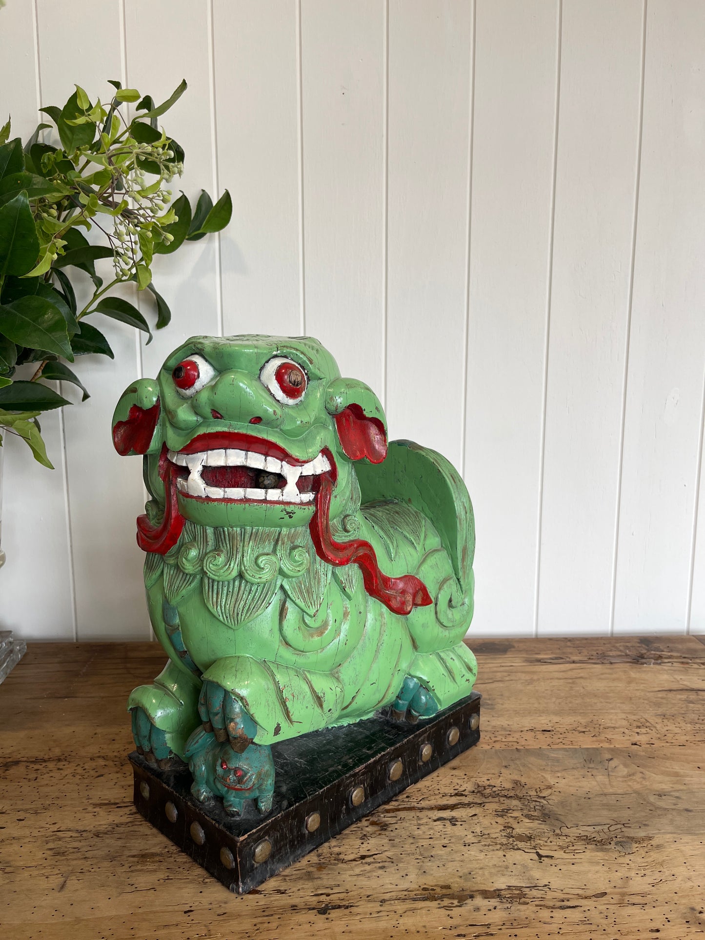 Old Original Temple Fu Dog