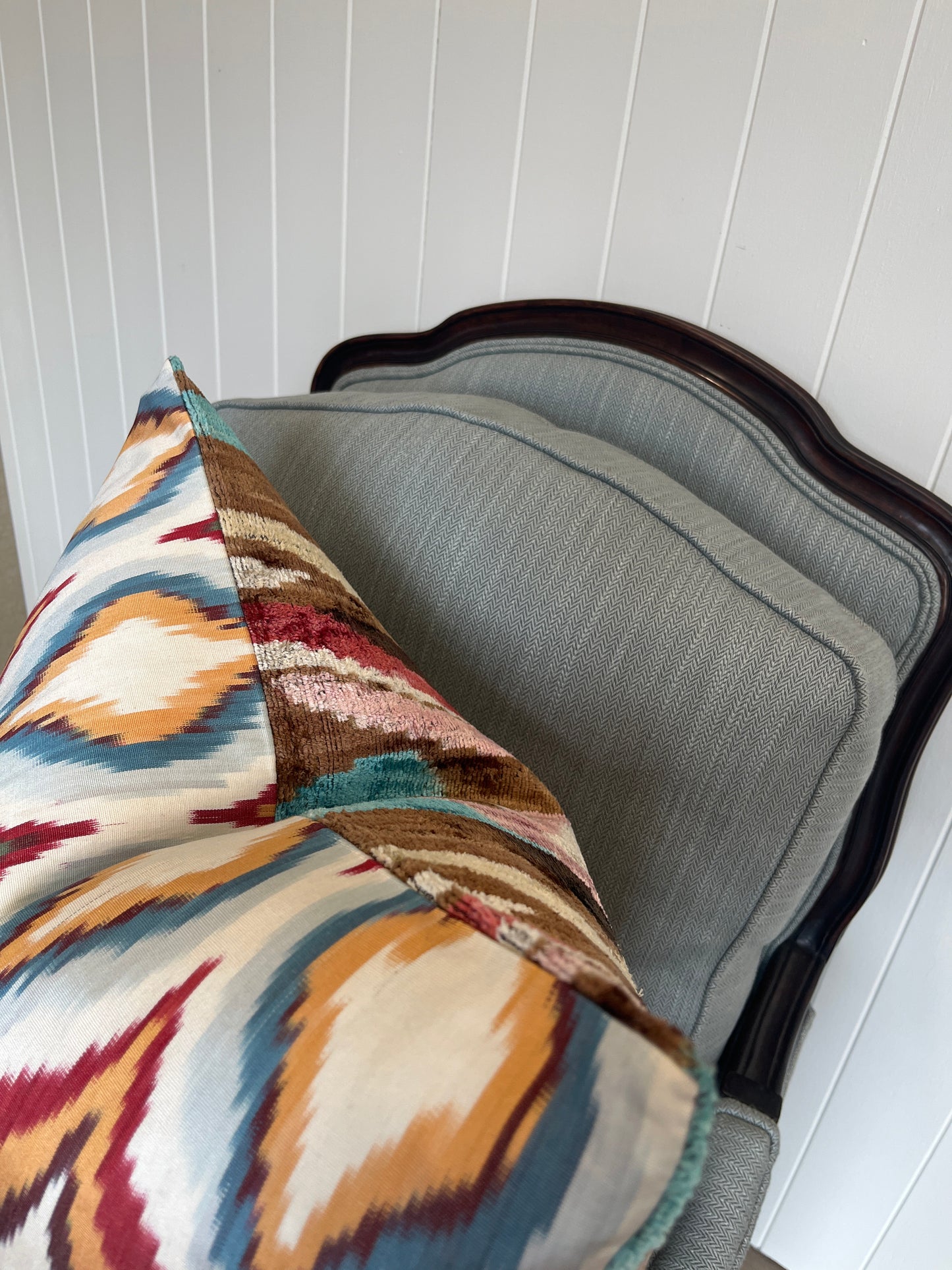 Colourful Ikat Cushion