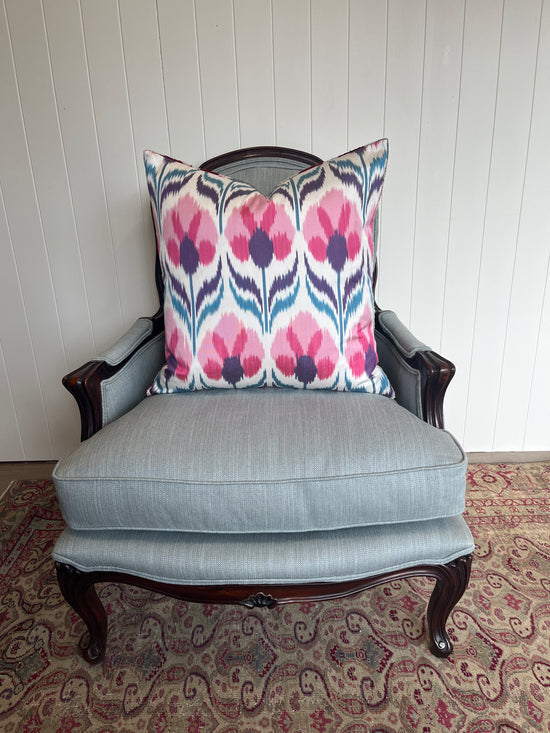 Mosaic & Floral Velvet Cushion