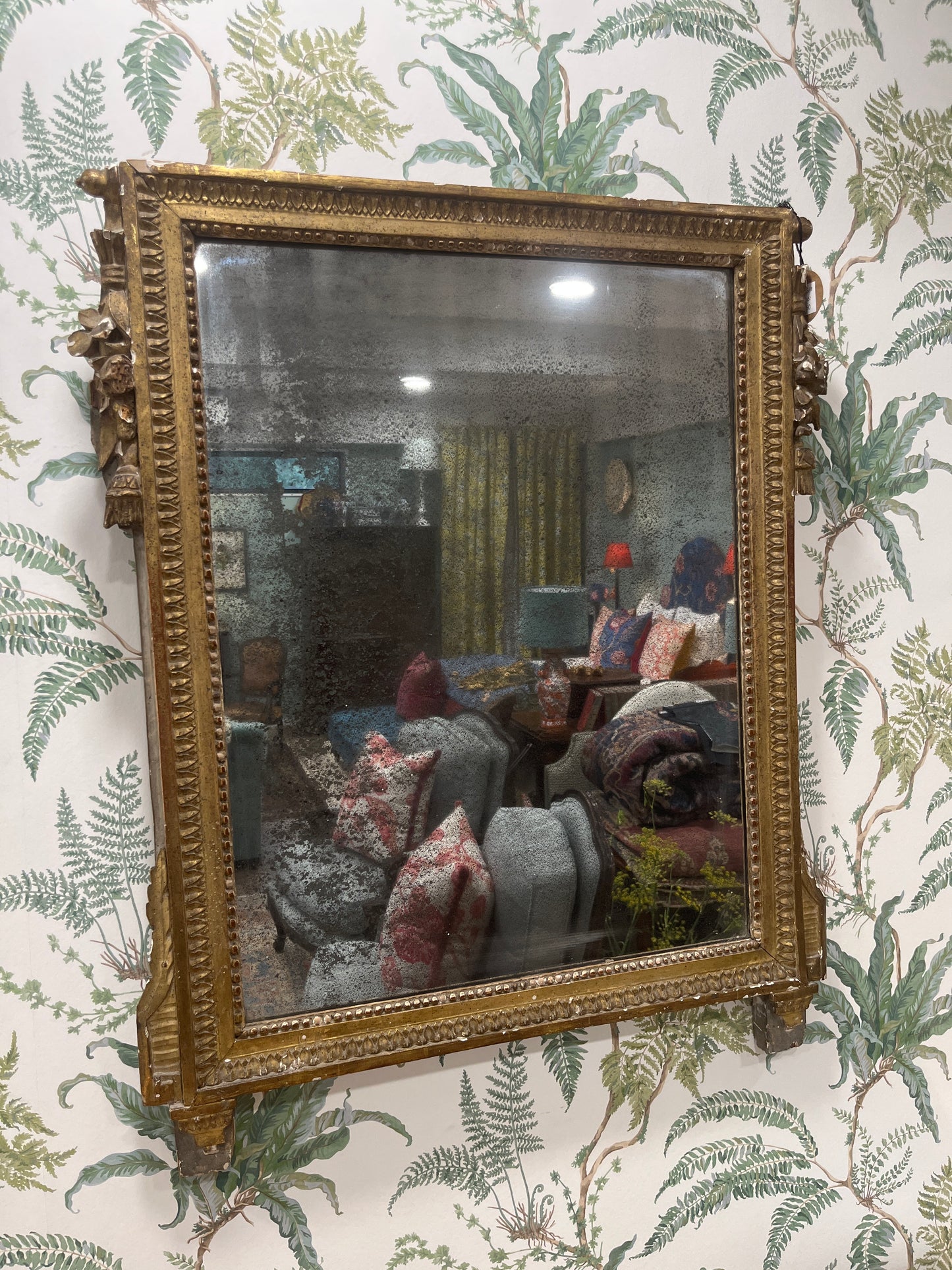 Antique Gold Gilt Mirror