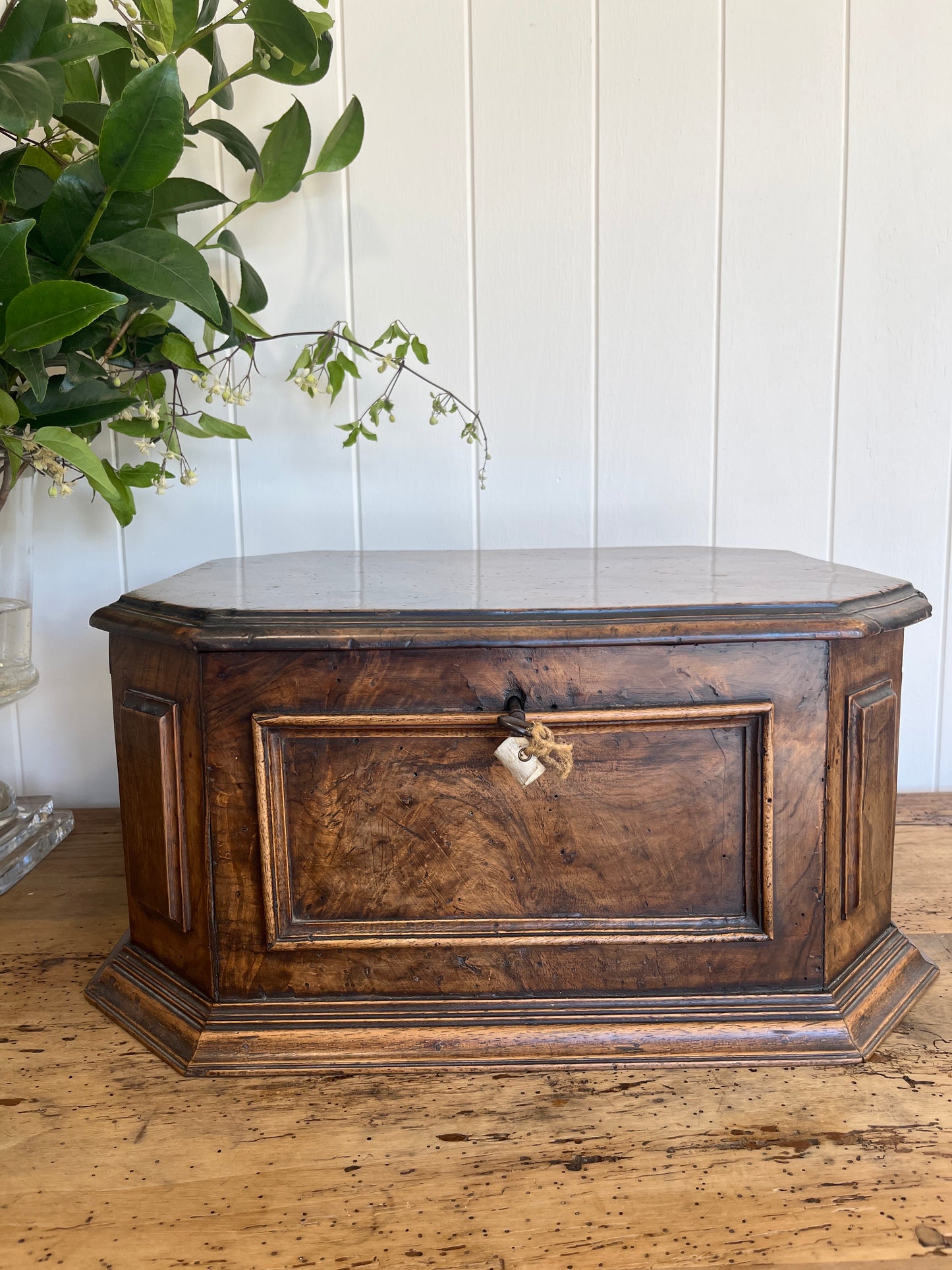 Antique Florentine Deed Box