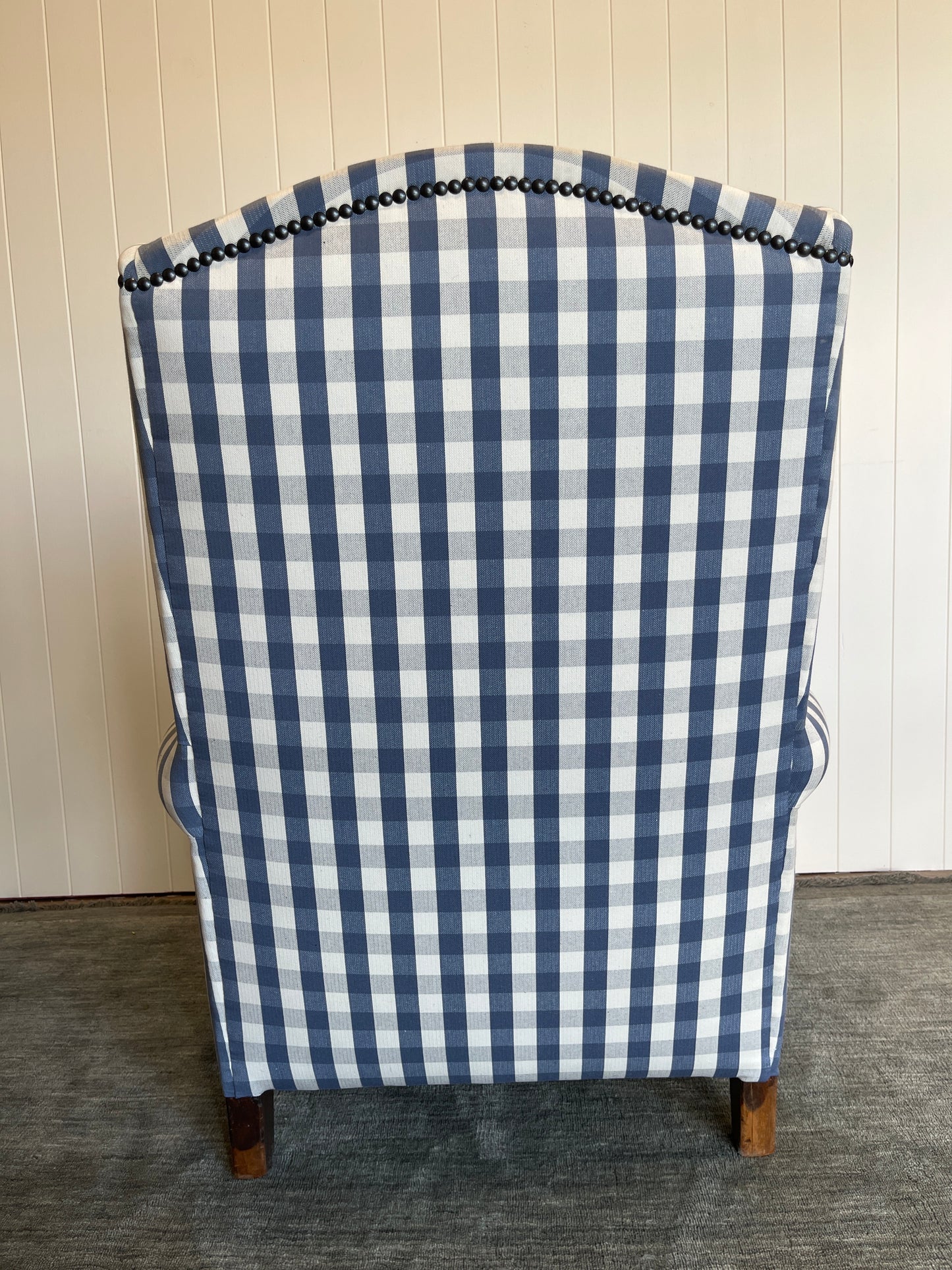 Recovered Victorian Wing Chair